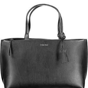 Calvin Klein Black Polyester Women Handbag