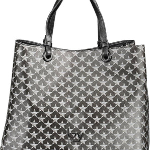 BYBLOS Chic Black Two-Handle Bag with Contrasting Details