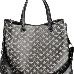 BYBLOS Chic Black Two-Handle Bag with Contrasting Details