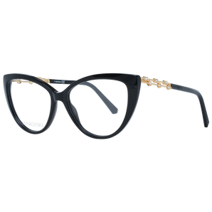 Swarovski Elegant Black Cat Eye Designer Eyeglasses