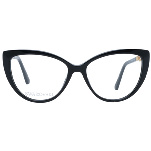 Swarovski Elegant Black Cat Eye Designer Eyeglasses