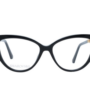 Anteojos de diseño Swarovski elegantes en forma de ojo de gato negro