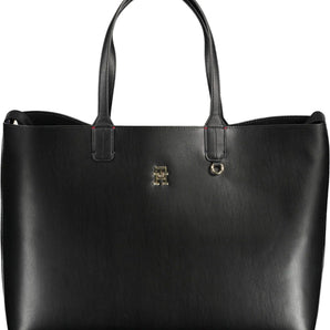 Tommy Hilfiger Black Polyethylene Women Handbag