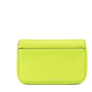 Marc Jacobs The J Marc Green Glow Smooth Leather Shoulder Crossbody Handbag