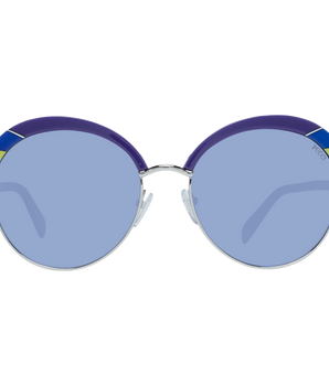 Emilio Pucci Purple Metal & Plastic Sunglasses