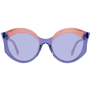 Emilio Pucci elegantes gafas de sol de mariposa moradas