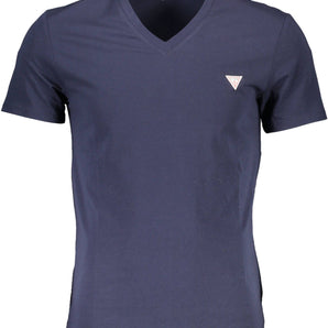 Guess Jeans Blue Cotton Men T-Shirt