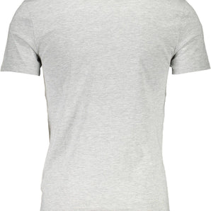 Guess Jeans Gray Cotton Men T-Shirt