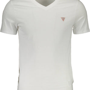 Guess Jeans White Cotton Men TShirt