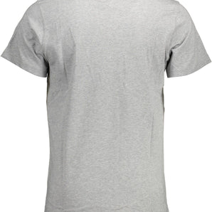 Tommy Hilfiger Gray Cotton Men T-Shirt