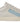 Dolce & Gabbana White Blue Leather Low Top Sneakers Shoes