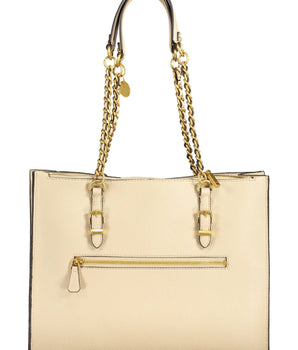 Guess Jeans Beige Polyethylene Handbag