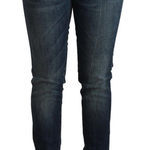 Acht Elegant Slim Fit Low Waist Denim Jeans