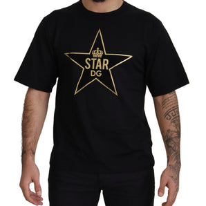 Dolce &amp; Gabbana Camiseta con cuello redondo y emblema Gold Star DG