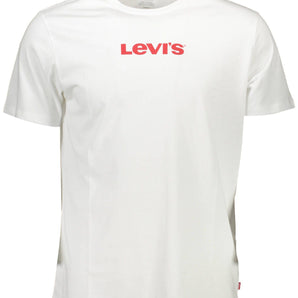 Levi's Crisp White Crew Neck Cotton Tee