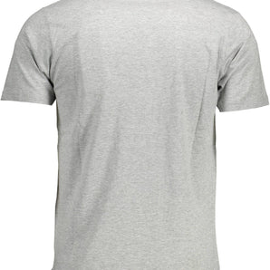 North Sails Gray Cotton Men T-Shirt