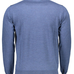 Harmont & Blaine Blue Wool Men Sweater