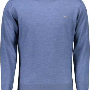 Harmont & Blaine Blue Wool Men Sweater