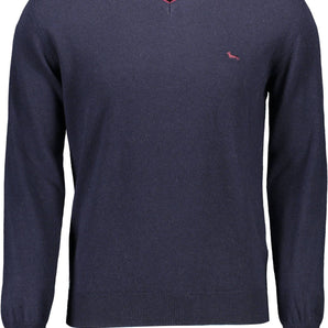 Harmont & Blaine Blue Wool Men Sweater