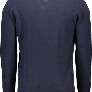 Harmont & Blaine Blue Wool Men Sweater