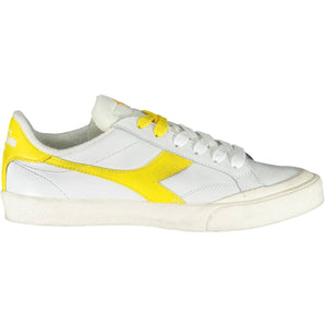 Diadora White Leather Women Sneaker