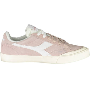 Diadora Pink Leather Women Sneaker