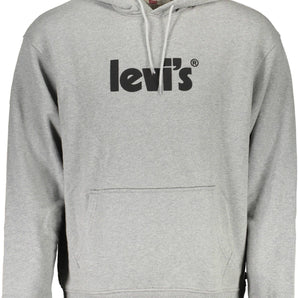 Levi's Classic Gray Hooded Sweatshirt