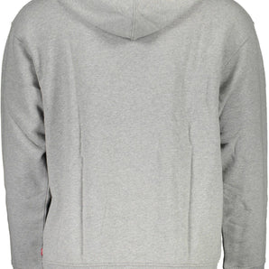 Levi's Classic Gray Hooded Sweatshirt