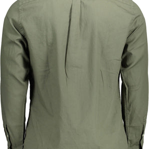 Harmont & Blaine Green Cotton Men Shirt