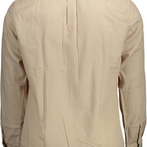 Harmont & Blaine Beige Cotton Men Shirt