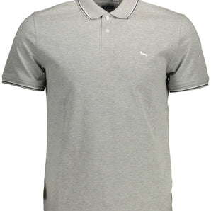 Harmont & Blaine Gray Cotton Men Polo Shirt