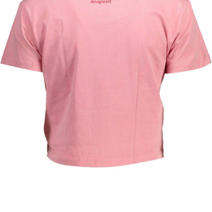 Desigual Pink Cotton Women Top