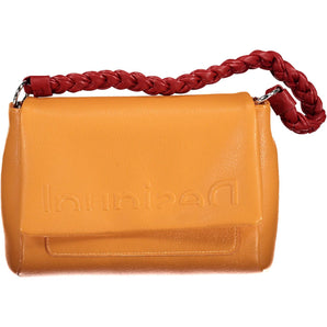 Bolso bandolera Desigual Chic naranja con detalles en contraste