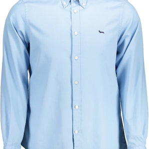 Harmont & Blaine Light Blue Cotton Men Shirt