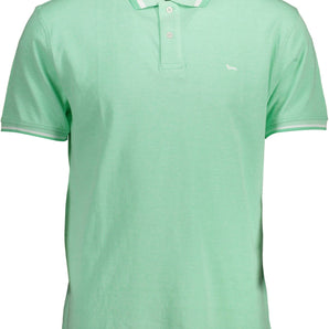 Harmont & Blaine Green Cotton Men Polo Shirt