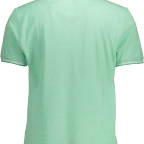 Harmont & Blaine Green Cotton Men Polo Shirt