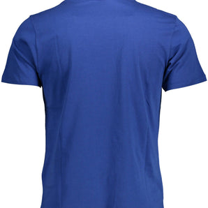 North Sails Blue Cotton Men T-Shirt