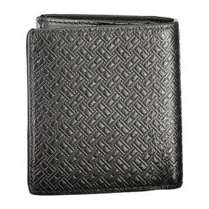 Tommy Hilfiger Black Leather Men Wallet