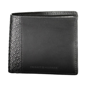 Tommy Hilfiger Black Leather Men Wallet