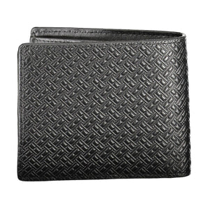 Tommy Hilfiger Black Leather Men Wallet