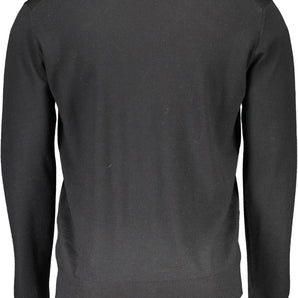 Harmont & Blaine Black Wool Men Sweater