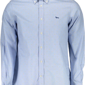 Harmont & Blaine Light Blue Cotton Men Shirt