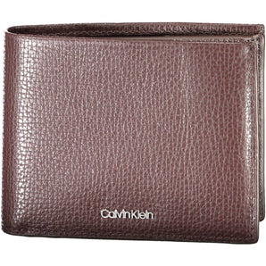 Calvin Klein Brown Leather Men Wallet