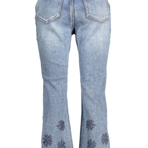 Desigual Blue Cotton Women Jeans