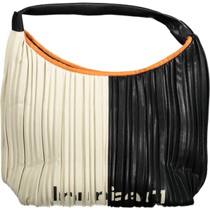 Bolso de hombro Desigual Chic negro con detalles en contraste