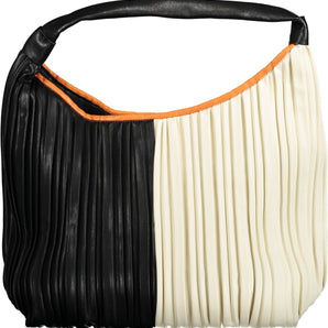 Bolso de hombro Desigual Chic negro con detalles en contraste