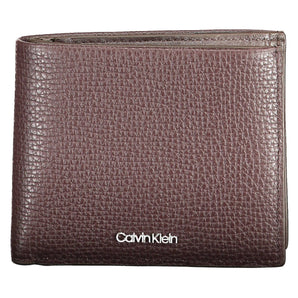 Calvin Klein Brown Leather Men Wallet