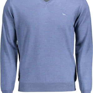 Harmont & Blaine Blue Wool Men Sweater