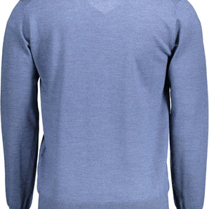 Harmont & Blaine Blue Wool Men Sweater