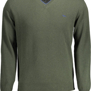 Harmont & Blaine Green Wool Men Sweater